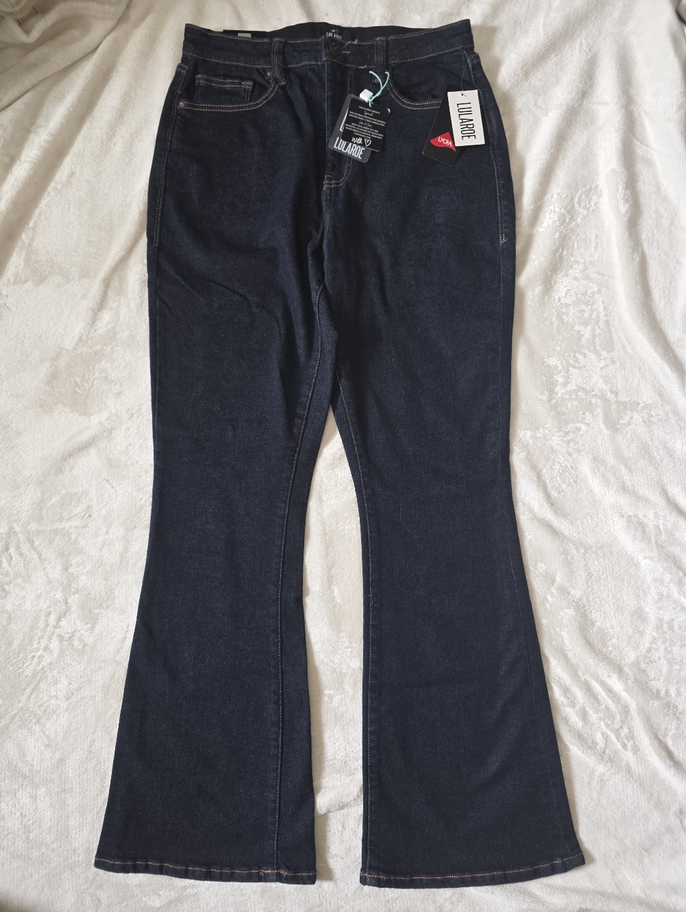 NWT Lularoe Skinny Flared Denim Jeans 28 - Picture 5 of 10